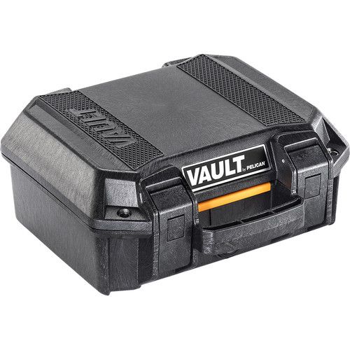  Pelican Vault V100 Case with Foam Insert (Black, 6.5L)