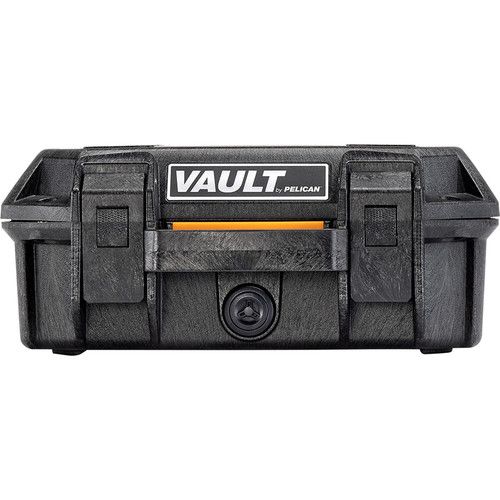  Pelican Vault V100 Case with Foam Insert (Black, 6.5L)