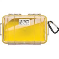 Pelican 1040 Micro Case (Clear Yellow with Colored Lining)