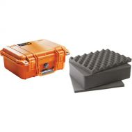 Pelican 1400 Case with Foam (Orange)