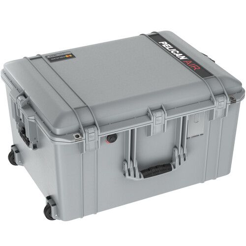  Pelican 1637AirNF Wheeled Hard Case with Liner, No Insert (Silver)