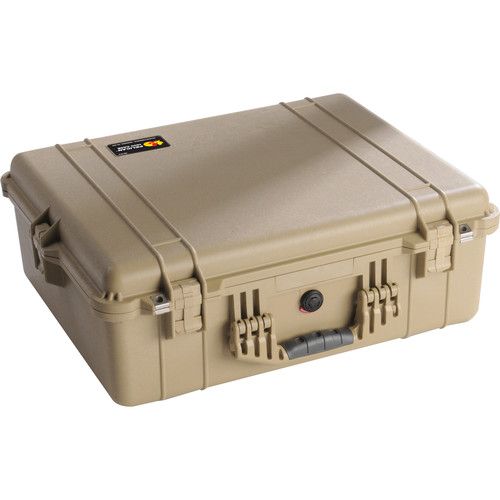  Pelican 1600 Case with Foam Set (Desert Tan)