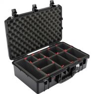 Pelican 1555AirTP Hard Carry Case with TrekPak Divider Insert (Black)