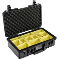 Pelican 1525AirWD Hard Carry Case with Padded Divider Insert (Black)