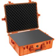 Pelican 1600 Case with Foam Set (Orange)