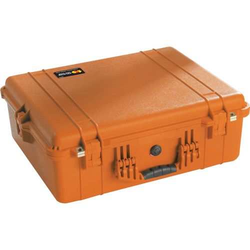  Pelican 1600 Case with Foam Set (Orange)