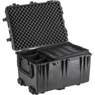 Pelican 1664 Waterproof 1660 Case with Dividers (Black)