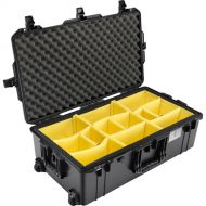 Pelican 1615AirWD Wheeled Hard Case with Divider Insert (Black)