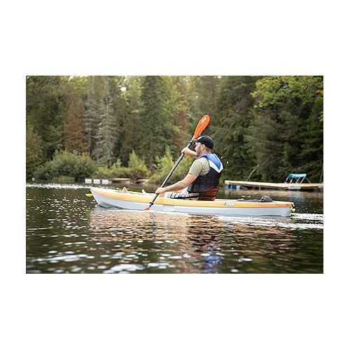  Aluminum Kayak Paddles 87-Inch / 220cm for Kayaking Boating - Tough & Lightweight 3 Colors, Black, Lime and Orange