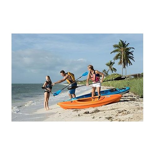  Poseidon Paddle 89 in - Aluminum Shaft with Reinforced Fiberglass Blades - Lightweight, Adjustable Kayaks Paddles