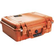 Pelican 1500 Watertight Hard Case with Foam Insert - Orange
