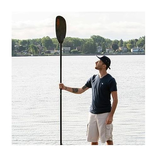  Pelican Poseidon Angler Kayak Paddle - 250cm (98.5 in.) and 240cm (94.5 in) - Anti-Slip Coating Aluminum Shaft & Fiberglass Reinforced Polypropylene Blades - 0/65° Blade Angle