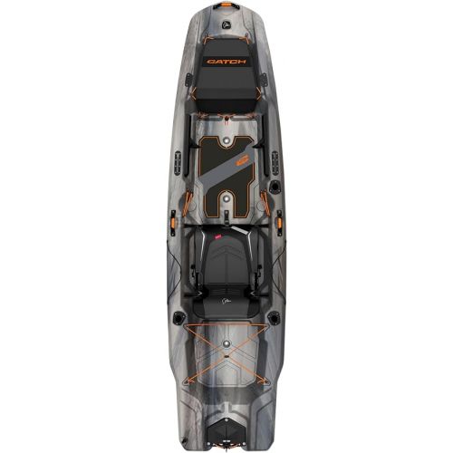  Pelican Catch Mode 110 Fishing Kayak - Premium Angler Kayak with Lawnchair seat, Granite - 10.5 Ft.