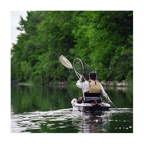  Pelican Catch Mode 110 Fishing Kayak - Premium Angler Kayak with Lawnchair seat, Granite - 10.5 Ft.