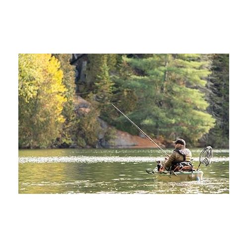  Pelican Catch Mode 110 Fishing Kayak - Premium Angler Kayak with Lawnchair seat - 10.5 Ft.