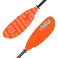 Pelican Boats - Vesta Fiberglass Wrapped and Reinforced Kayak Paddle - PS1137 - Lightweight - Premium Quality Material, Orange - Black