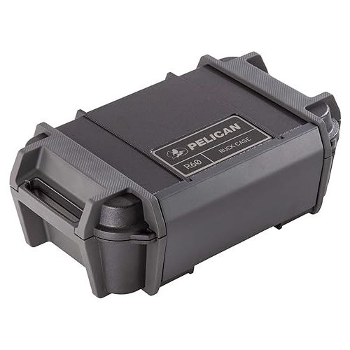  Pelican Ruck R60 Case (Black) and Pelican GOG400-0000-DGRY Go G40 Case - Waterproof Case (Anthracite/Grey)