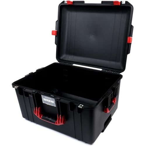  Pelican Color Case Pelican Black & Red 1607 air case, Empty. Comes with Wheels.