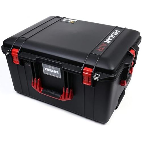  Pelican Color Case Pelican Black & Red 1607 air case, Empty. Comes with Wheels.