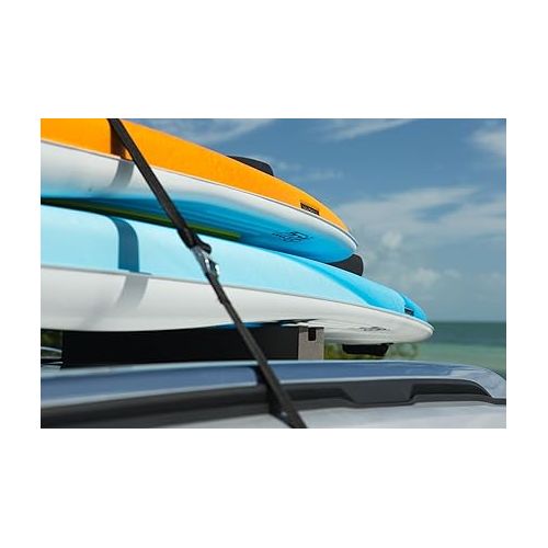  Pelican Boats - Universal Kayak & SUP Car-Top Roof Carrier Kit - PS0481-3 - Fits Vehicles - Heavy Duty & Safe