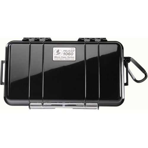  [아마존베스트]Pelican 1060 MICRO CASE RAVEN, Black / Clear