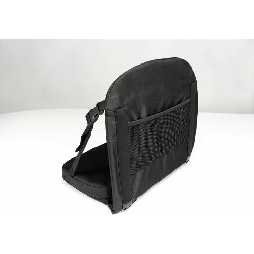  [아마존베스트]Pelican Boats - Premium Padded Canoe Seat  Universal Fit  PS0476-2 - Comfortable Seating with Back Support, Black