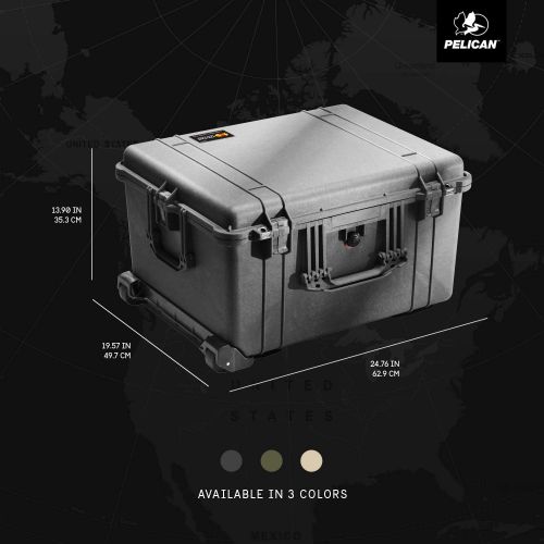  [아마존베스트]Pelican 1620 Case With Foam (Black)