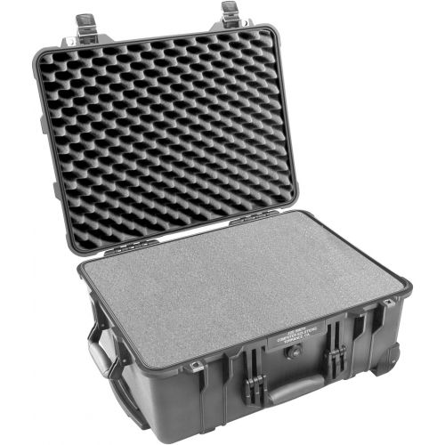  [아마존베스트]Pelican 1560 Camera Case With Foam (Silver)