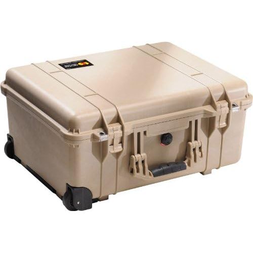  [아마존베스트]Pelican 1560 Camera Case With Foam (Desert Tan)