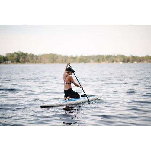  [아마존베스트]Pelican Boats - Maelstroem Stand Up Lightweight Paddle Board Paddle - PS1112-2 - Adjustable Height SUP Paddle - Sturdy & Ergonomic, 75-79 inches (SUP)/ 86-90 inches (Kayak), Black