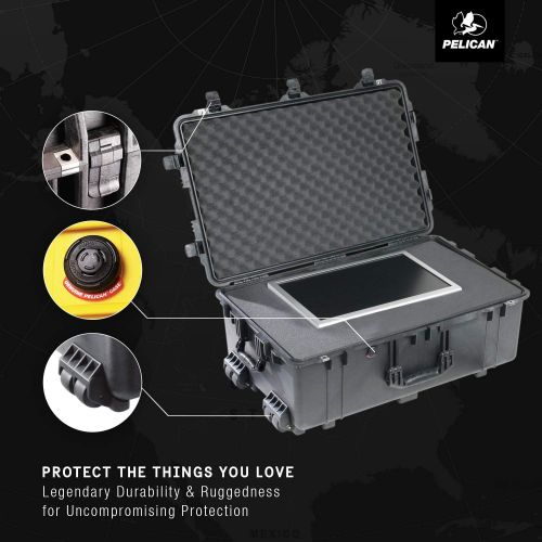  Pelican 1650 Camera Case With Foam, Black