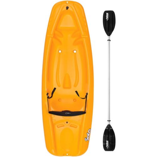  Pelican Solo 6 Feet Sit-on-top Youth Kayak - Pelican Kids Kayak - Perfect for Kids Comes with Kayak Accessories
