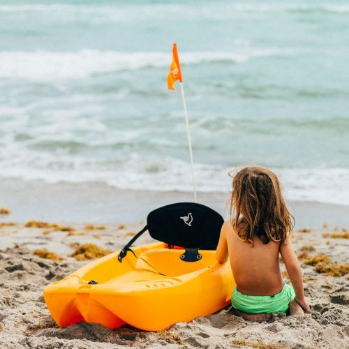  Pelican Solo 6 Feet Sit-on-top Youth Kayak - Pelican Kids Kayak - Perfect for Kids Comes with Kayak Accessories