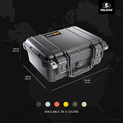  Pelican 1400 Case With Foam (Black)