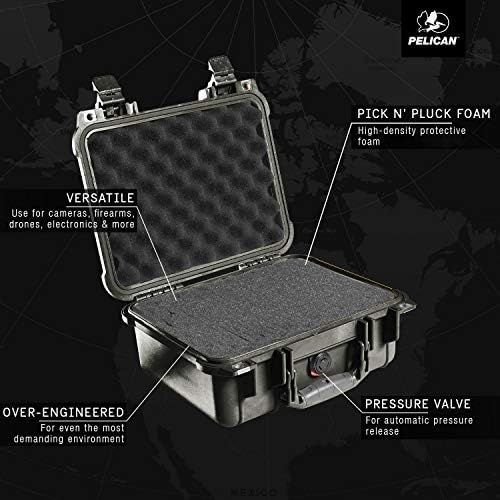  Pelican 1400 Case With Foam (Black)