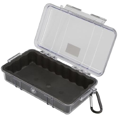  Pelican 1060 Micro Case - for iPhone, GoPro, Camera, and More (Black/Clear)