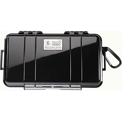  Pelican 1060 Micro Case - for iPhone, GoPro, Camera, and More (Black/Clear)