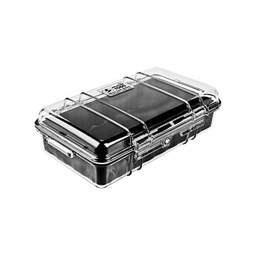  Pelican 1060 Micro Case - for iPhone, GoPro, Camera, and More (Black/Clear)