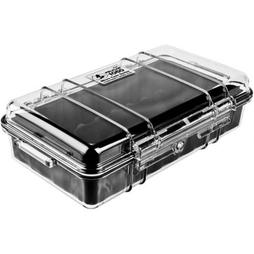  Pelican 1060 Micro Case - for iPhone, GoPro, Camera, and More (Black/Clear)