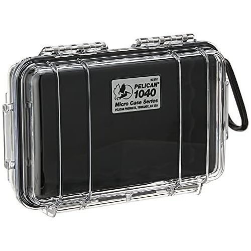  Pelican 1040 Micro Case (Black/Clear), Model:1040-025-100