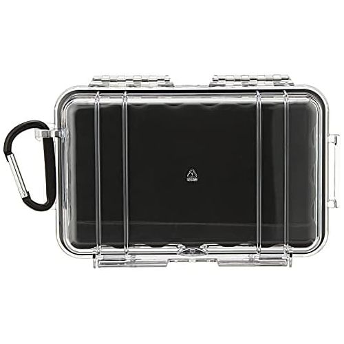  Pelican 1040 Micro Case (Black/Clear), Model:1040-025-100