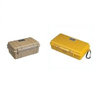 Pelican 1050 Micro Case - for iPhone, GoPro, Camera, and More (Desert Tan) & 1060 Micro Case - for iPhone, GoPro, Camera, and More (Yellow)