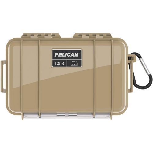  Pelican 1050 Micro Case - for iPhone, GoPro, Camera, and More (Desert Tan) & 1060 Micro Case - for iPhone, GoPro, Camera, and More (Yellow)