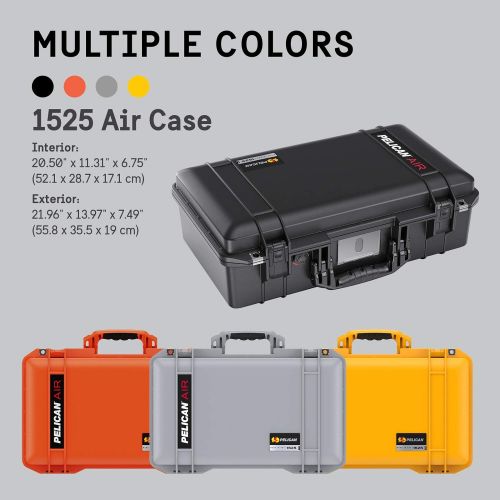  Pelican Air 1525 Case with Foam - Silver