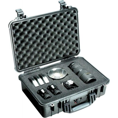  Pelican 1500 Case With Foam (Black)