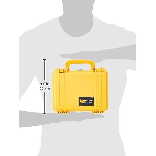  Pelican 1150 Camera Case With Foam (Yellow)