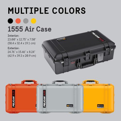  Pelican Air 1555 Case No Foam - Orange