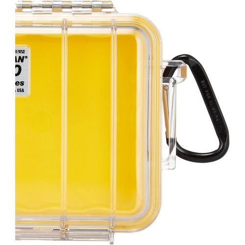  Pelican 1040-027-100 1040 Micro Case (Yellow/Clear)