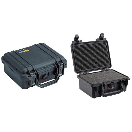  Pelican 1200 Case With Foam (Black) & 1120 Case With Foam (Black)