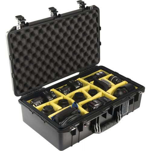  Pelican Air 1555 with Padded Dividers (Black)